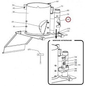 Фиксирующий крюк в сборе Hallde 37162 в компании ШефСтор